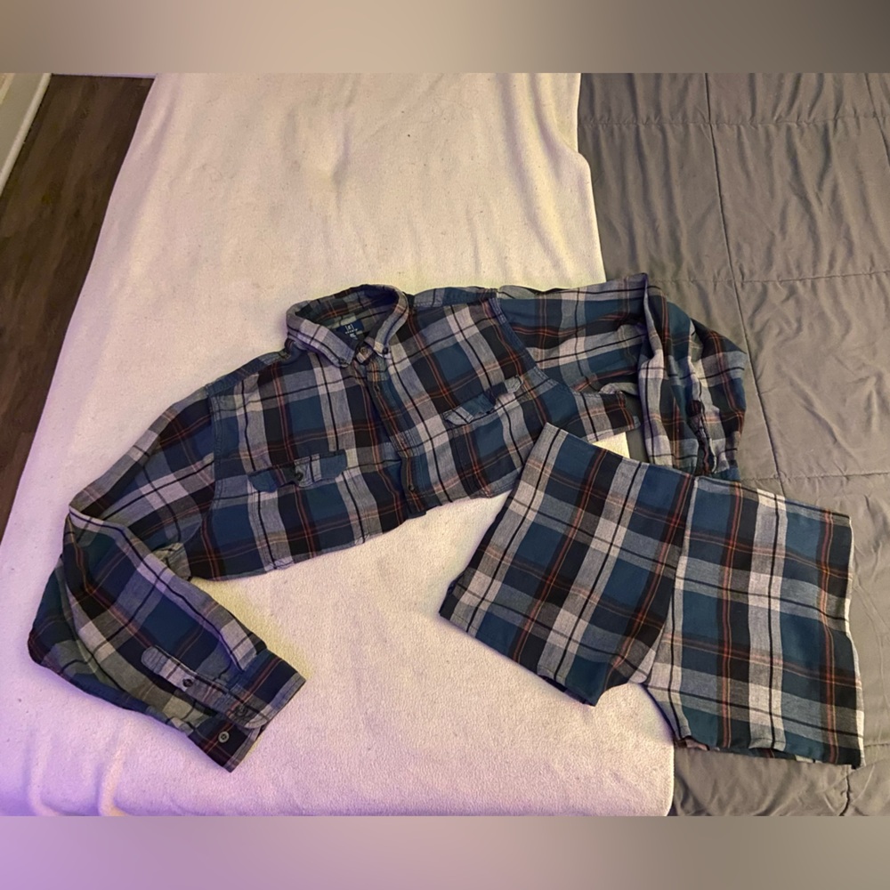 Handcrafted button up and shorts